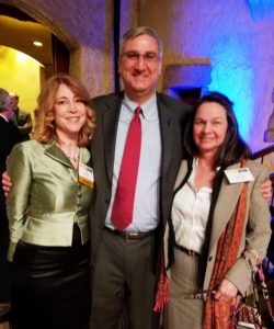 Indiana Governor Eric Holcomb with MEK principal Jamie Snyder at Ann Compton ABC News address