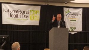 Don Kelso, executive director of IRHA, at the Fall Forum on National Rural Health Day.