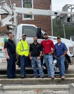 Smithville’s French-Lick-based team served customers in Orange County Indiana in early August when three confirmed tornadoes hit the area.